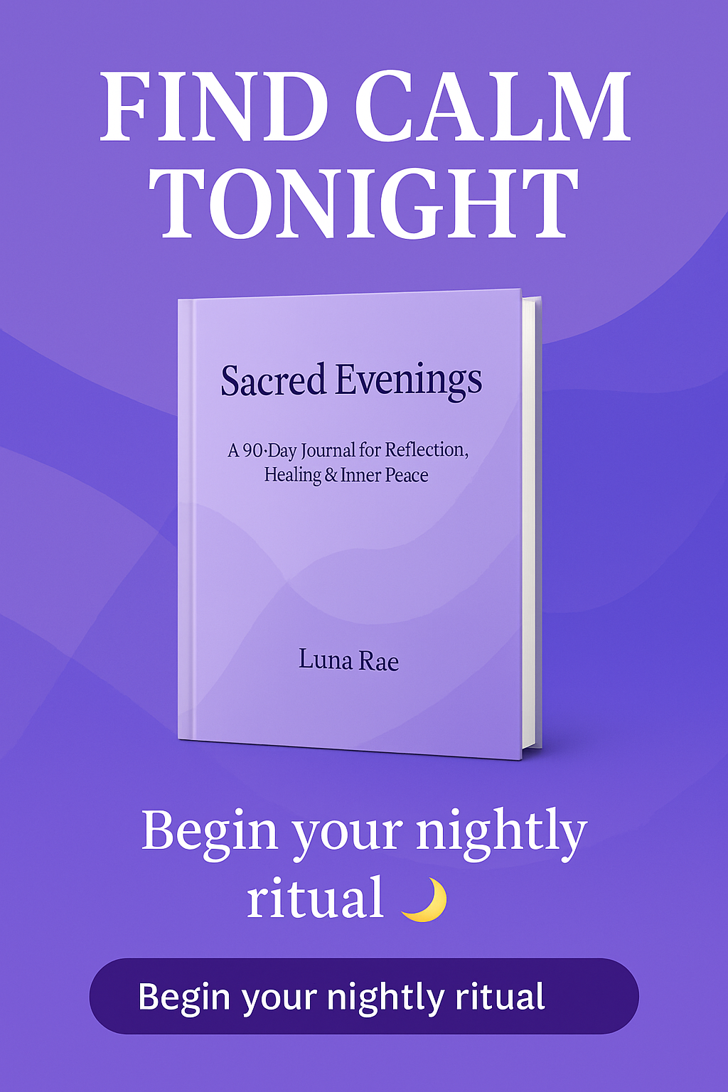 Sacred Evenings Journal Cover